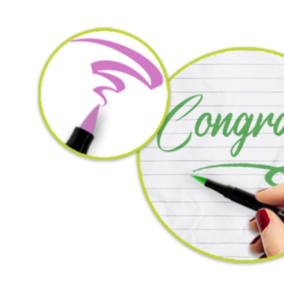 New 4 pcs Soft Brush Markers Pastel Colors - Picture 7 of 7